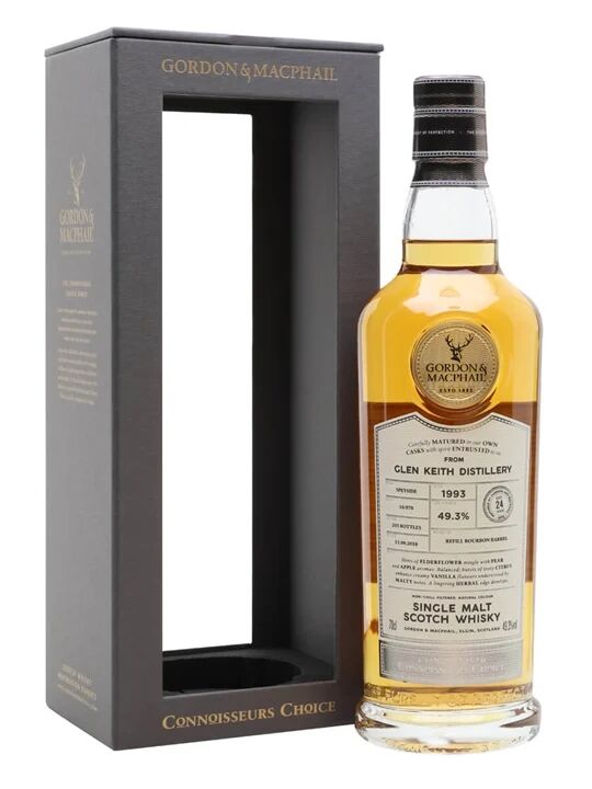 Glen Keith 1993 / 24 Year Old / Connoisseurs Choice Speyside Whisky