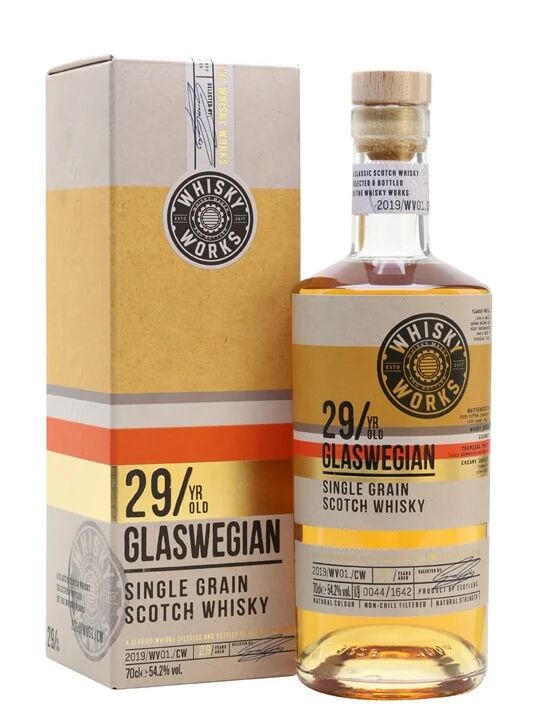 Port Dundas Glaswegian Single Grain 29 Year Old / Whisky Works Single Whisky