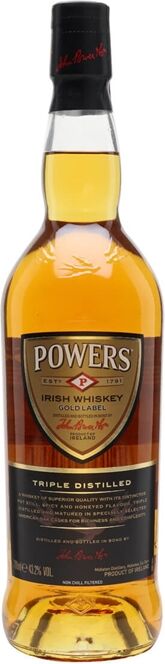 Powers Gold Label Irish Whiskey Blended Irish Whiskey