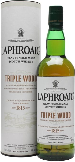 Laphroaig Triple Wood Islay Single Malt Scotch Whisky