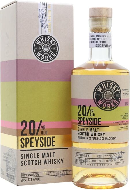 Imperial 20 Year Old Speyside Cognac Finish / Whisky Works Single Whisky