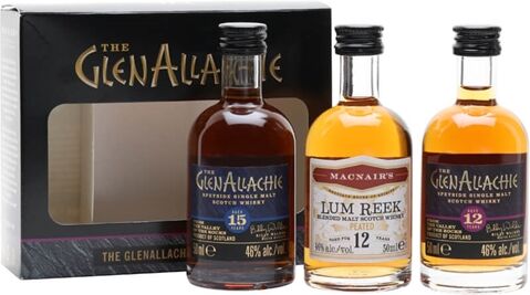 Glenallachie Miniature Gift Set / 3x5cl Speyside Whisky