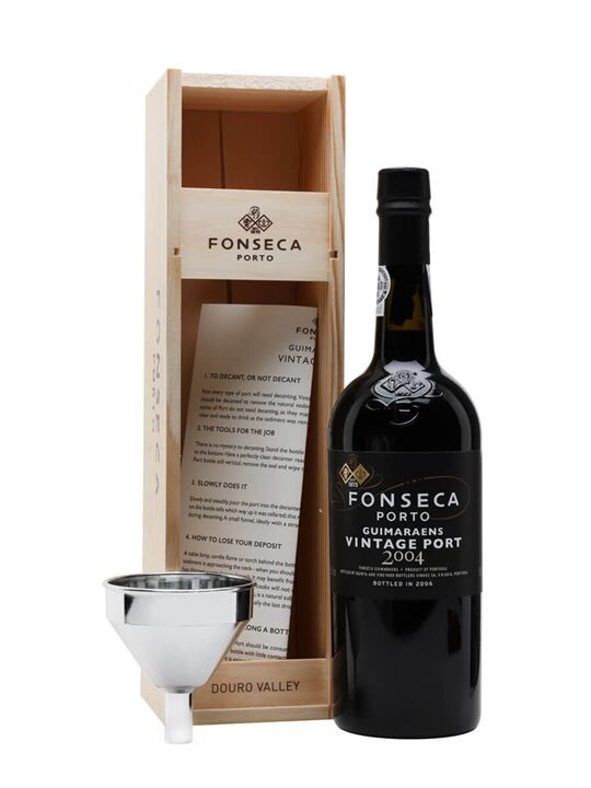 Fonseca Guimaraens 2004 Vintage Port & Funnel