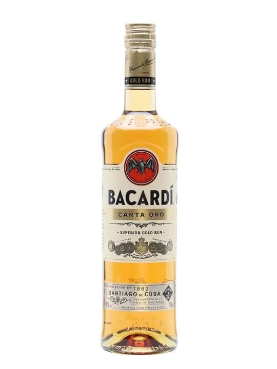 Bacardi Carta Oro Gold Rum Single Modernist Rum