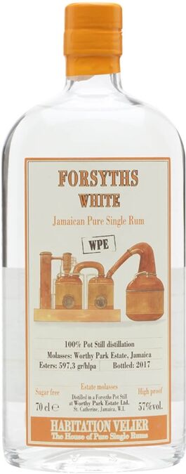 Forsyths WPE White Rum 2017 / Habitation Velier