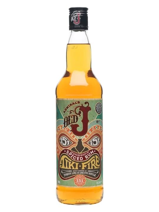 Old J Spiced Admiral Vernon's Old J Spiced Tiki Fire Rum