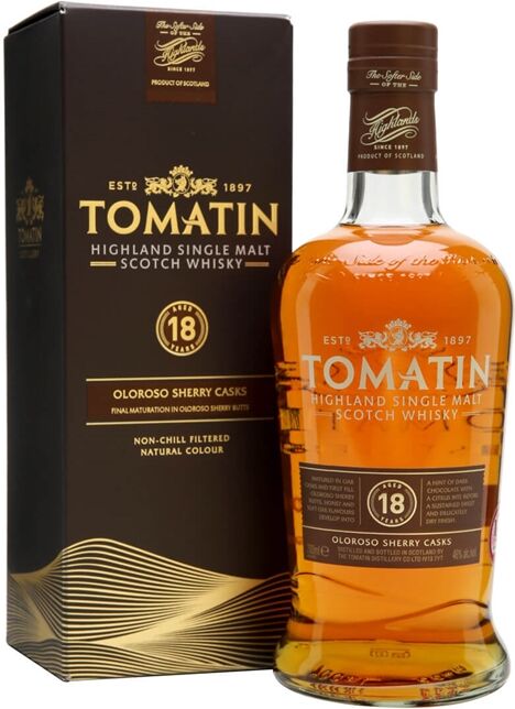 Tomatin 18 Year Old / Oloroso Sherry Finish Highland Whisky