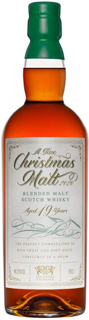 The Whisky Exchange A Fine Christmas Malt 2020 / 19 Year Old Blended Malt Scotch Whisky