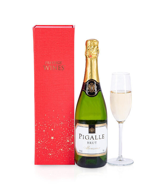 123 Flowers French Sparkling Wine Gift