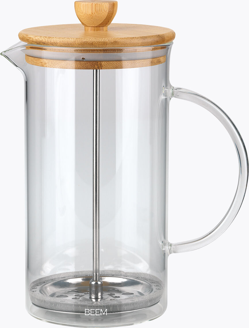 BEEM Kaffeebereiter French Press 1000ml Bambus inkl. Messlöffel