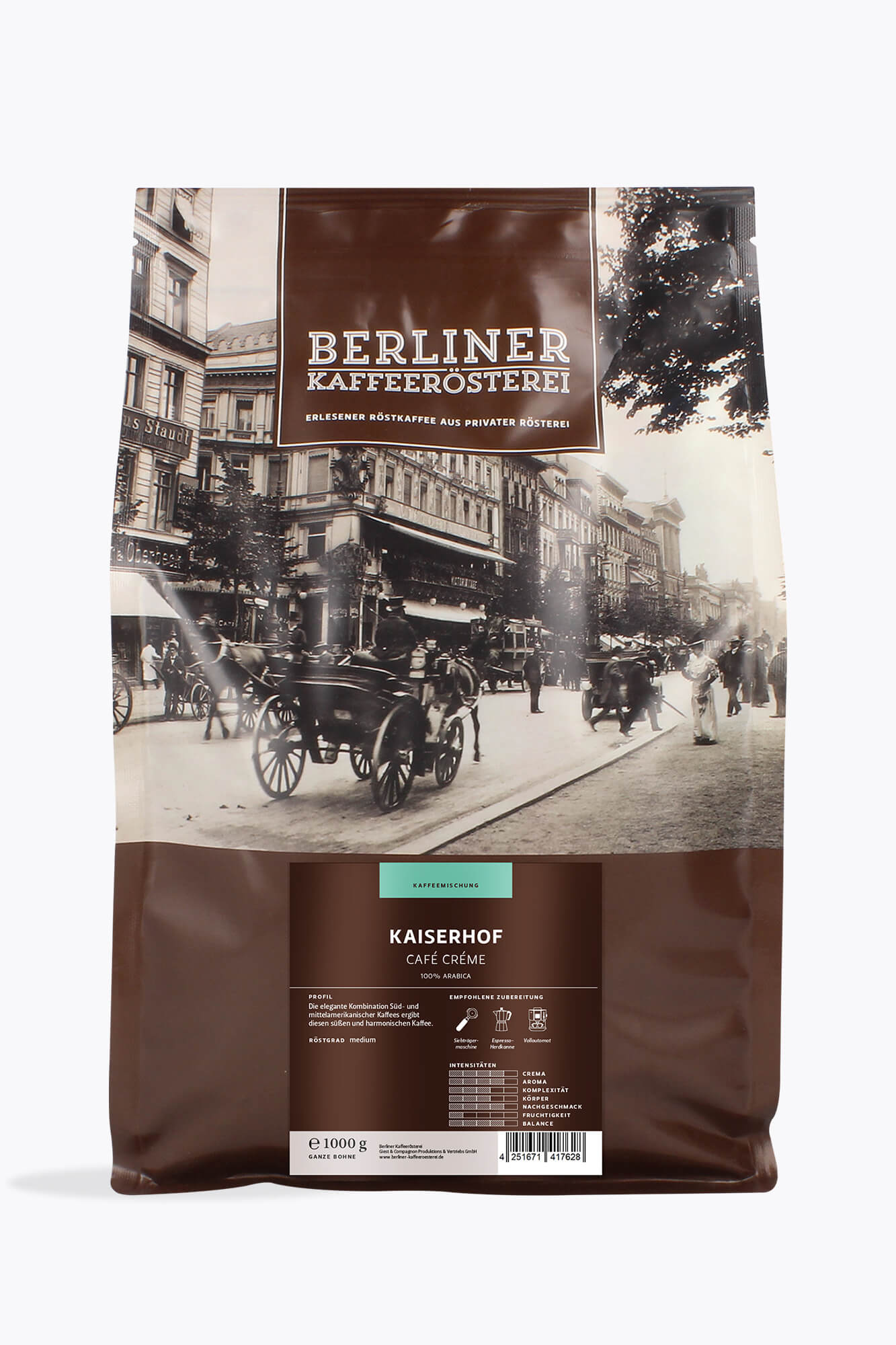 Berliner Kaffeerösterei Café Créme Kaiserhof 1kg