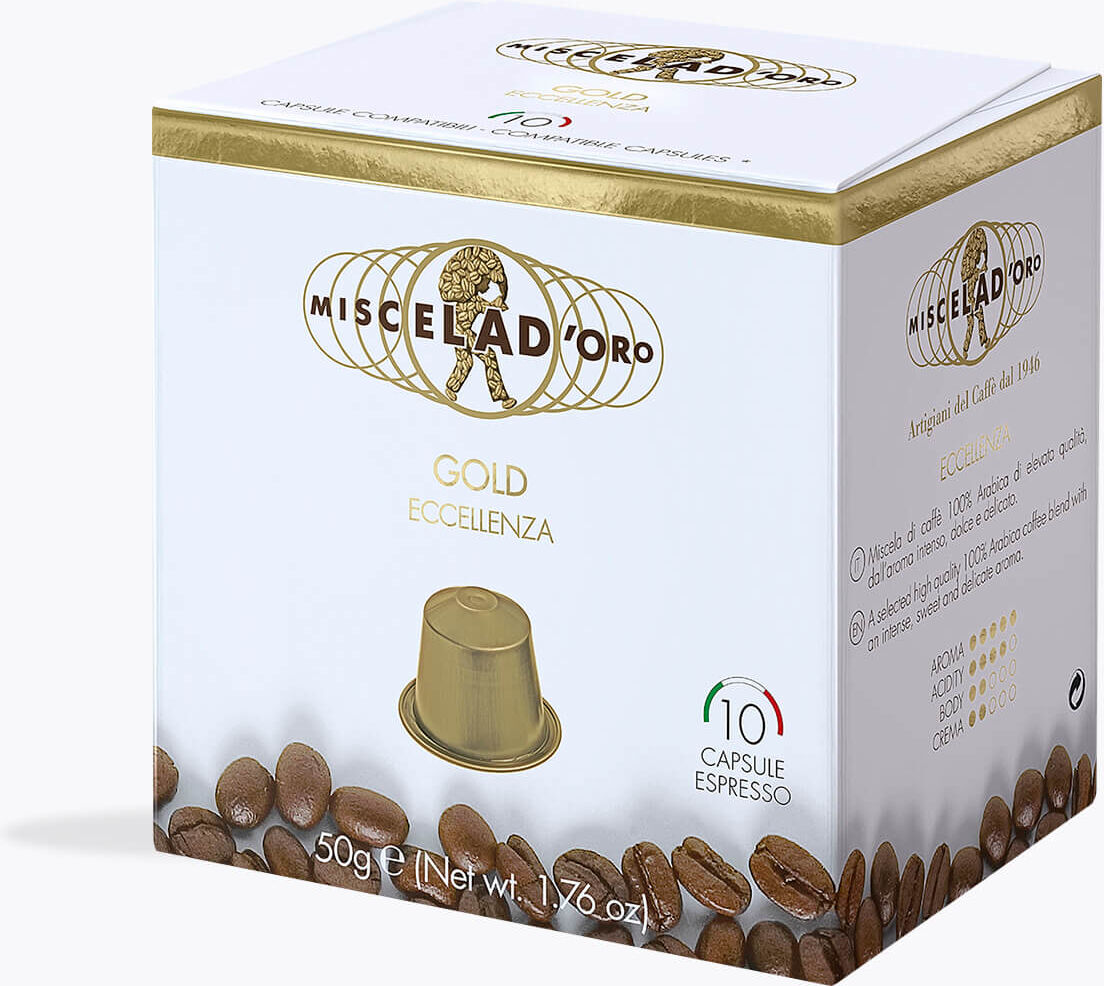 Miscela d'Oro D'Oro Gold 10 Kapseln Nespresso® kompatibel