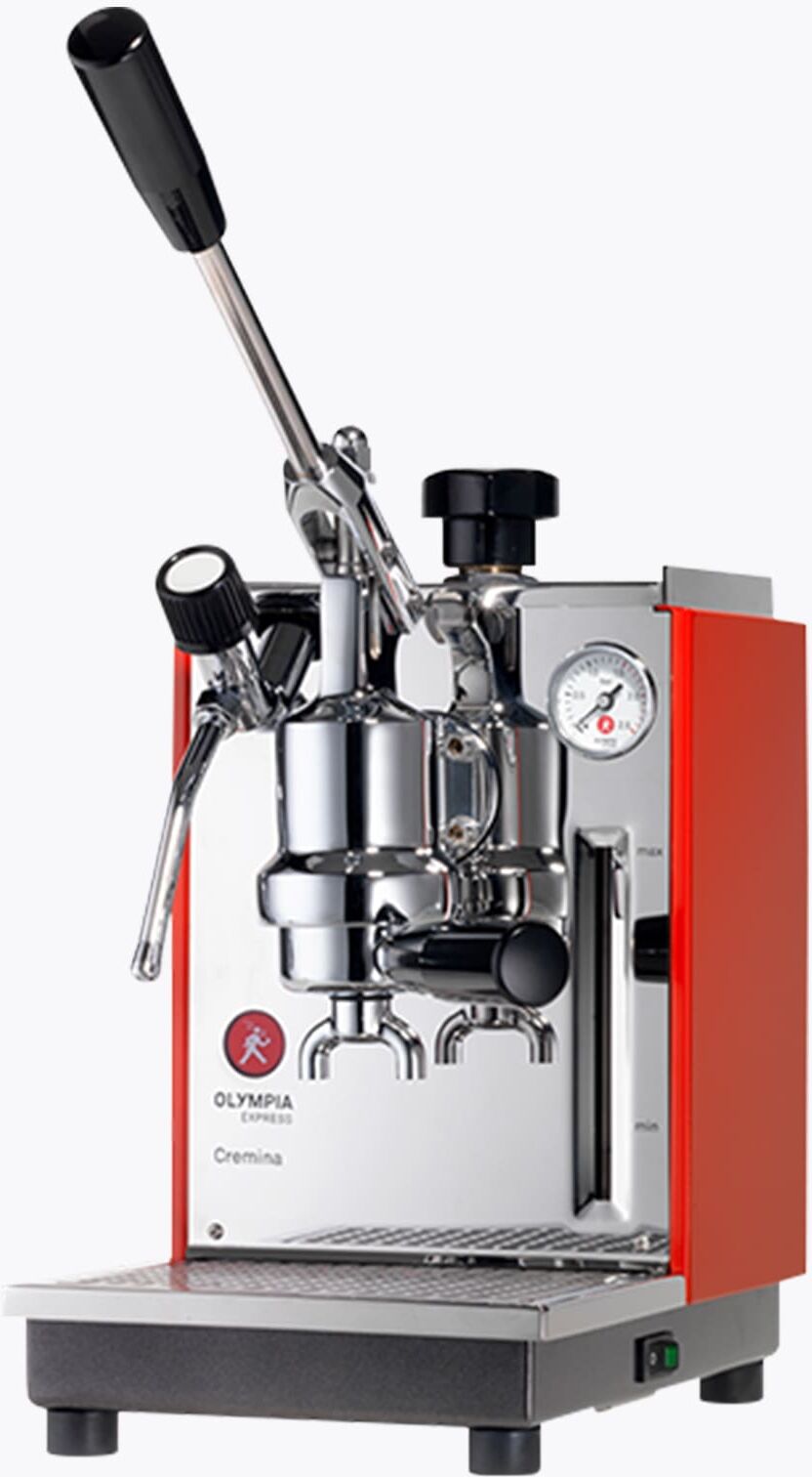 Olympia Express Handhebel Espressomaschine Cremina Rot