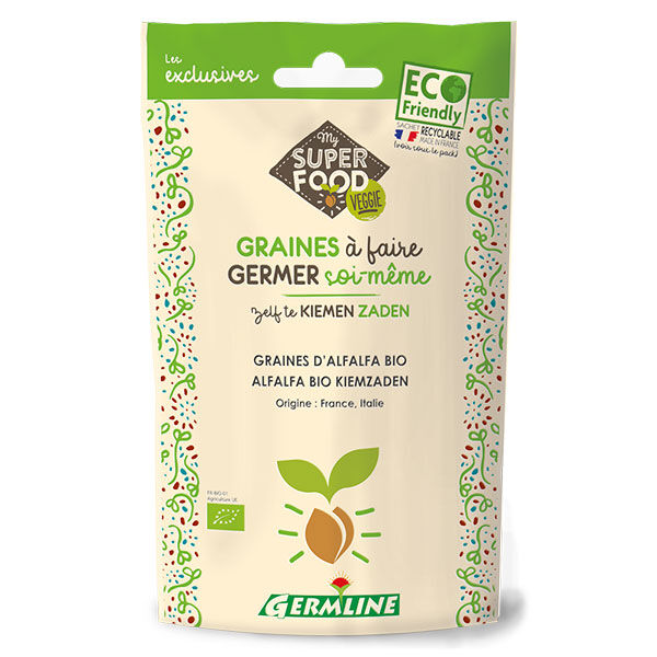 Germ'Line Germline Graines à Germer Alfalfa Bio 150g