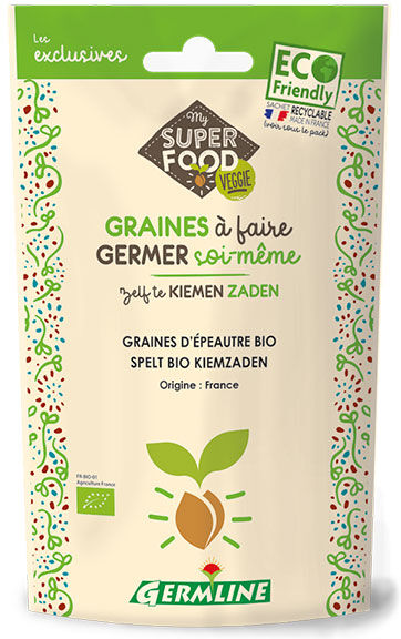 Germ'Line Germline Graines à Germer Épeautre du Nord Bio 200g