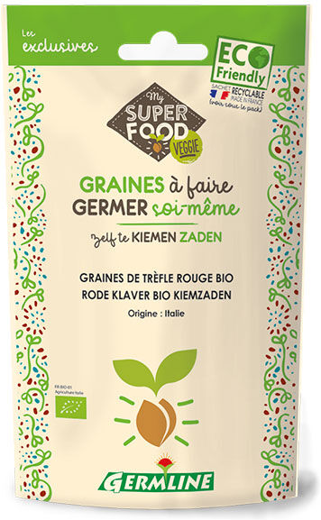 Germ'Line Germline Graines à Germer Trèfle Rouge Bio 150g