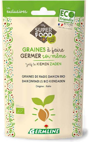 Germ'Line Germline Graines à Germer Radis Daikon Bio 100g