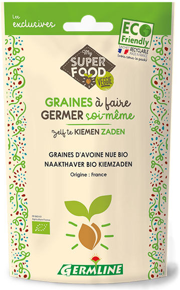 Germ'Line Germline Graines à Germer Avoine Nue Bio 200g