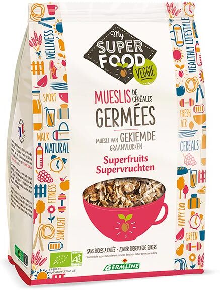 Germ'Line Germline Muesli de Céréales Germées Superfruits Bio 350g