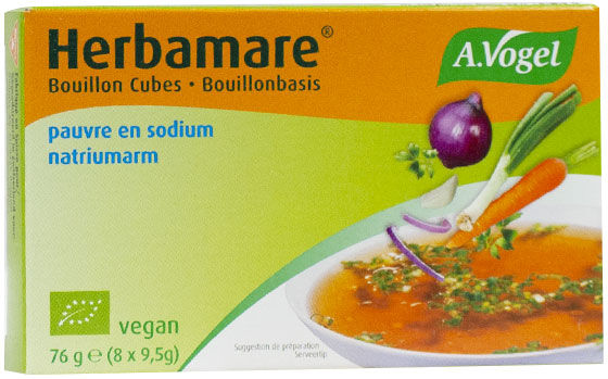 A.Vogel Herbamare Bouillon Cubes Pauvre en Sodium 76g