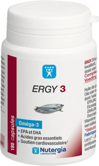 Nutergia Ergy 3 180 capsules