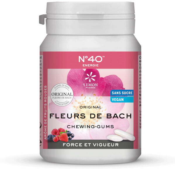 Lemon Pharma Fleurs de Bach Chewing Gums Energie n°40 60g