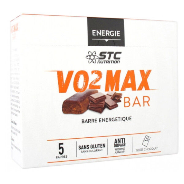STC Nutrition STC VO2 Max Bar Saveur Chocolat 5 Unités