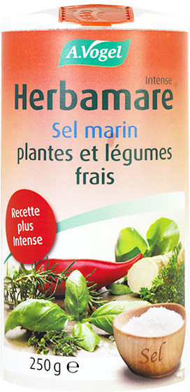 A.Vogel Herbamare Intense Sel Marin Plantes et Légumes Frais Bio 250g