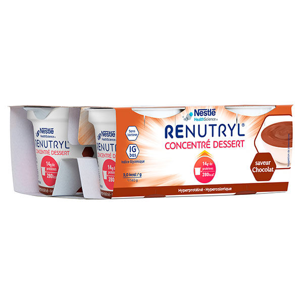 Renutryl Concentré Dessert Chocolat 4 x 140g