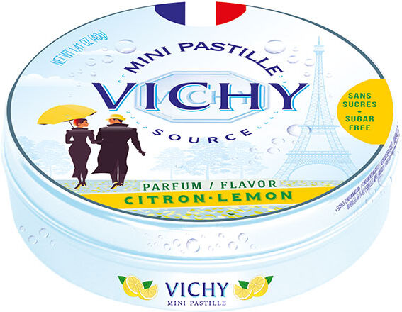 Vichy Pastilles Vichy Mini Pastilles Parfum Citron Sans Sucres 40g