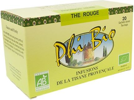 Tisane Provencale Tisane Provençale Phi Bio Thé Rouge 20 sachets