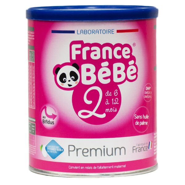 France Bébé Nutrition France Bébé Bio Premium Lait 2ème Age 400g