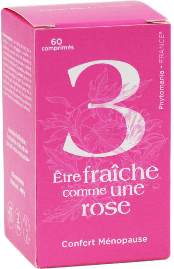 Phytomania 3 Etre Fraîche Comme une Rose 60 capsules