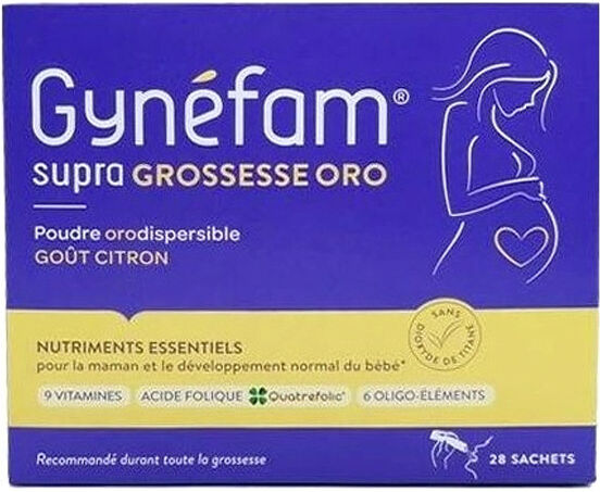 Effik Gynéfam Supra Grossesse Oro Goût Citron 28 sachets