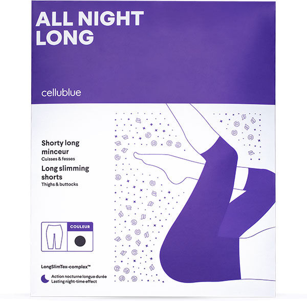 Cellublue All Night Long Shorty Minceur Long Noir Taille XL