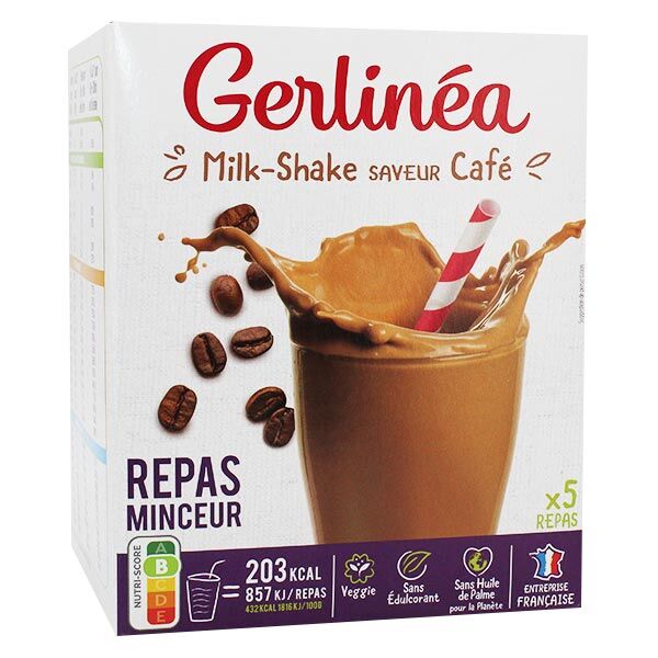 Gerlinéa Repas Minceur Milk-Shake Café 150g