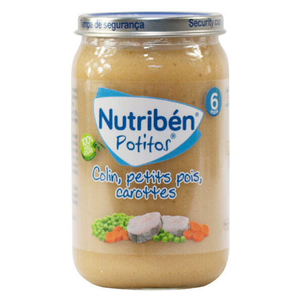 Nutriben Potitos Colin Petits Pois Carottes 235g