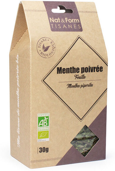 Nat & Form Tisane Menthe Poivrée Bio 30g