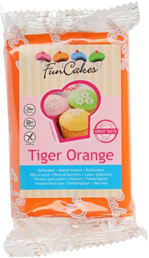 Générique 250 GRS PÂTE À SUCRE FUNCAKES - ORANGE