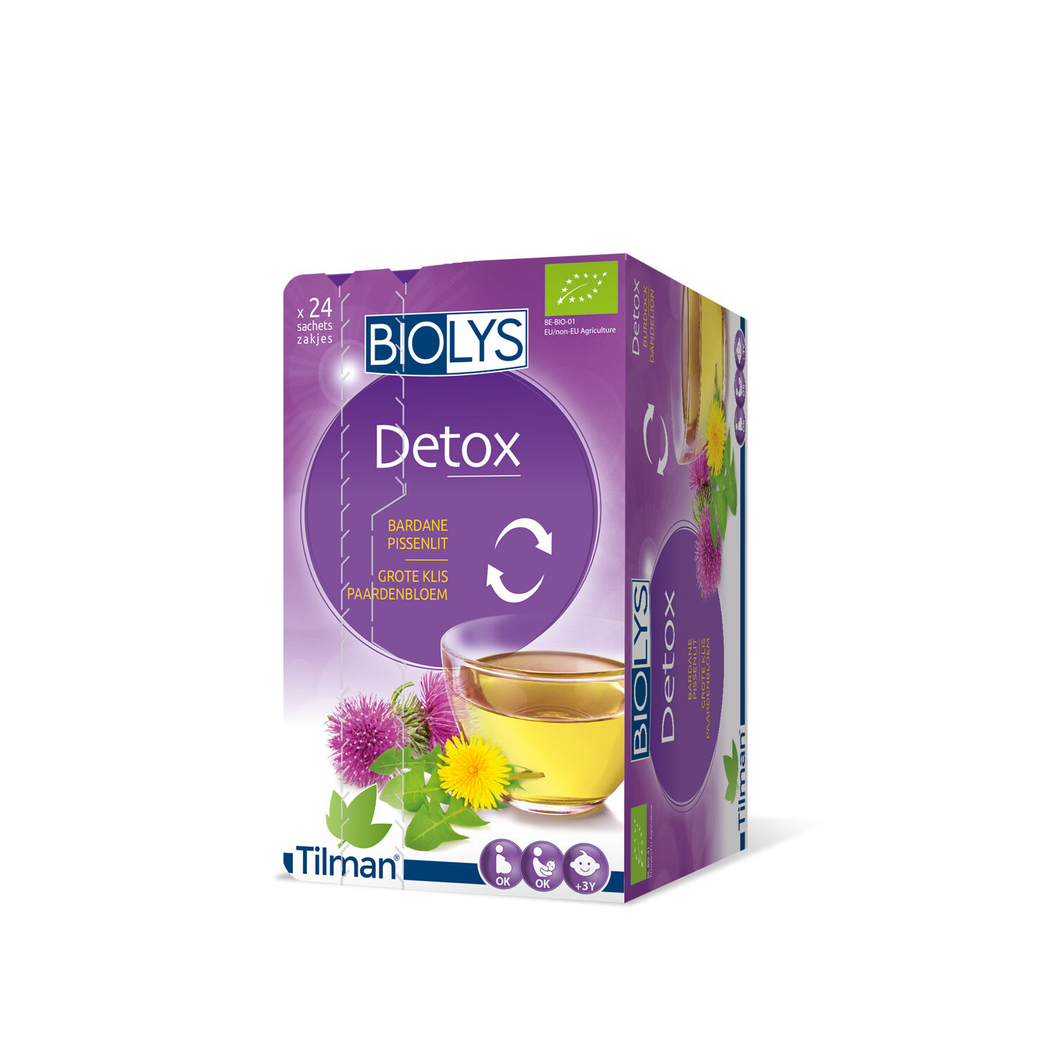 Biolys Infusion Bardane Pissenlit 24 Sachets