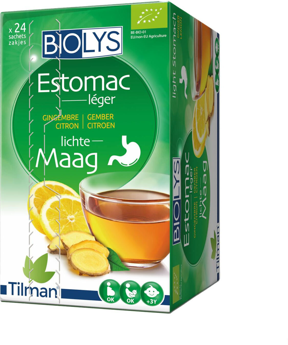 Biolys Infusion Gingembre Citron 24 Sachets