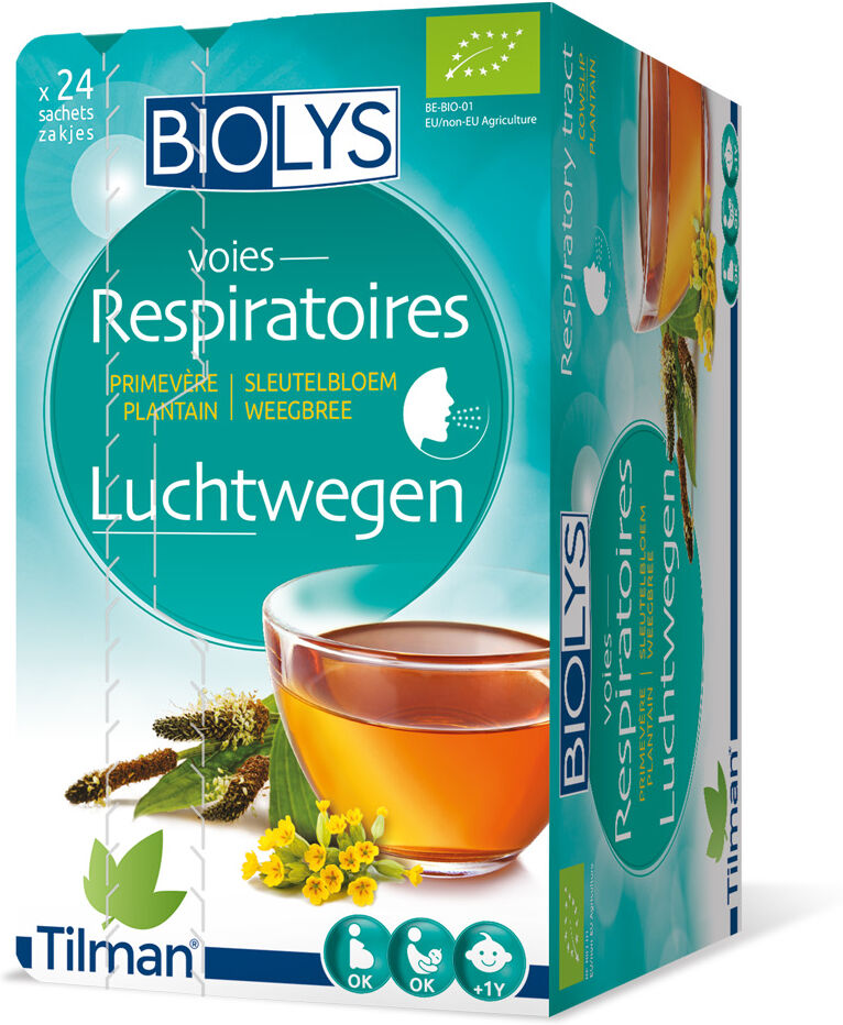 Biolys Infusion Primevère Plantain 24 Sachets