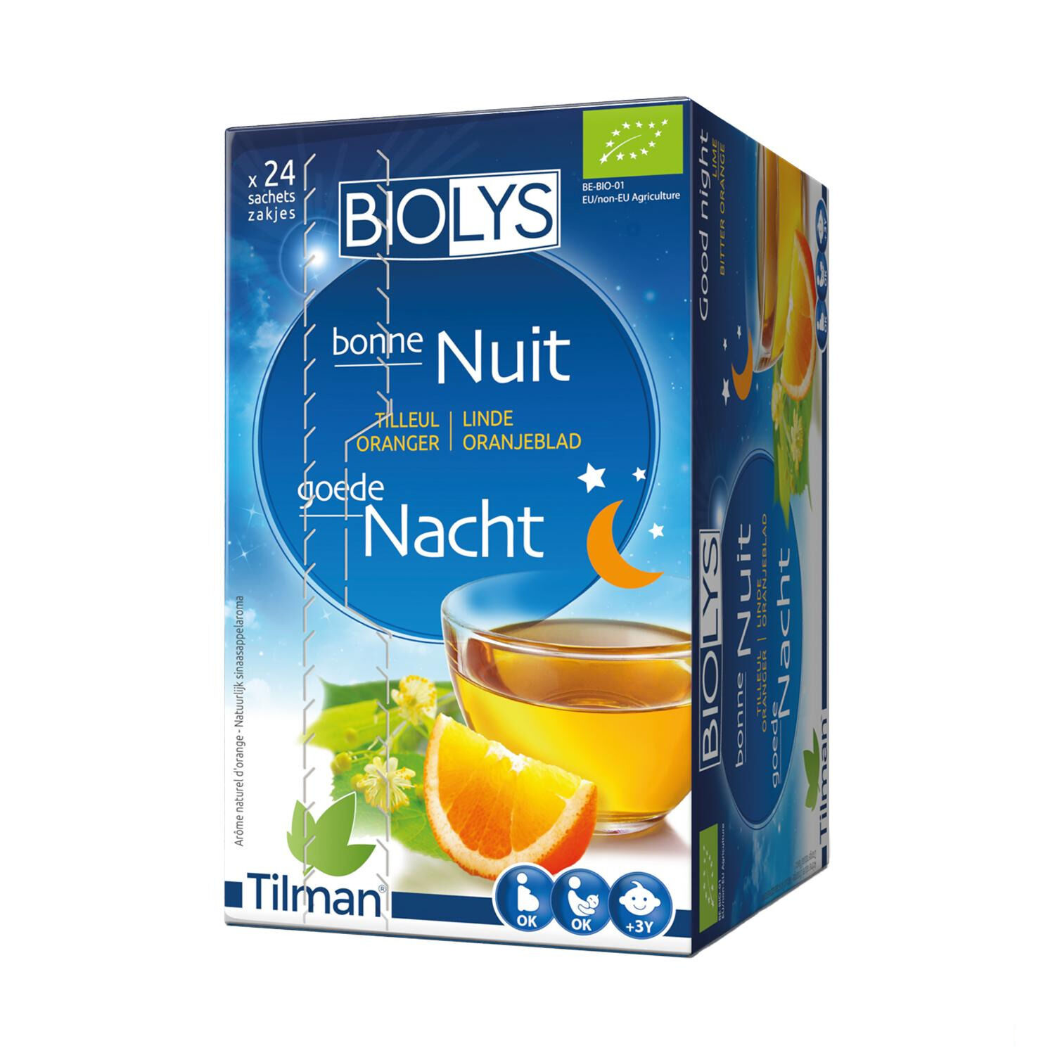 Biolys Infusion Tilleul Oranger 24 Sachets