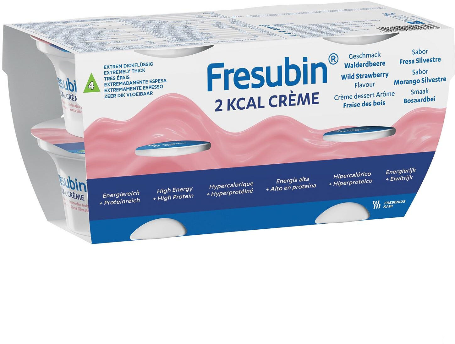 Fresubin 2Kcal Crème Fraise des Bois 4 x 125 g