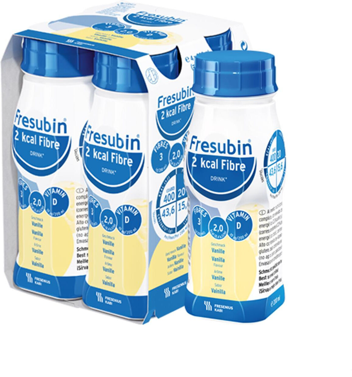 Fresubin 2kcal Fibre Vanille 4 x 200 ml