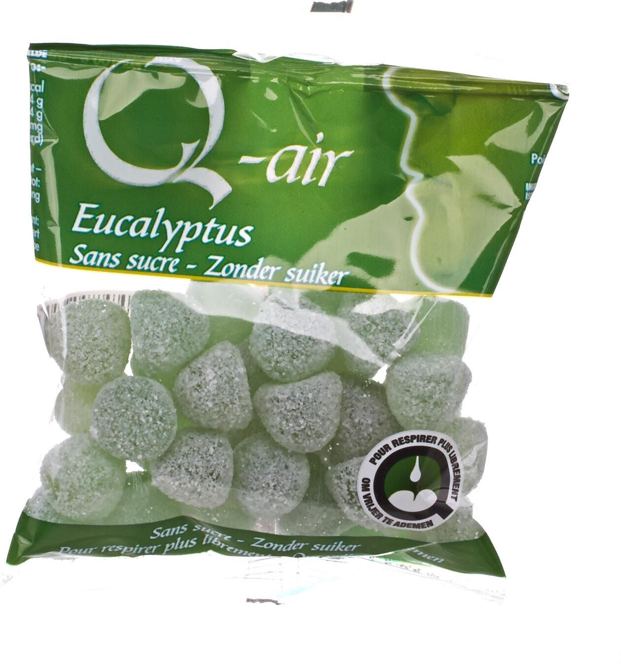 Q-Air Eucalyptus Pastilles 85 g Sans Sucre