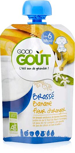 Good Gout Brassé Banane Fleur d’Oranger, 90g