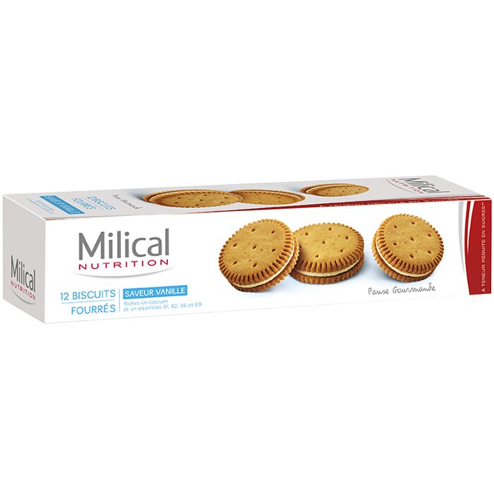 Milical Biscuits vanille, 12 biscuits