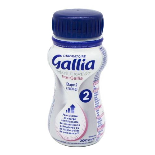 Gallia Bébé Expert – Pré-Gallia Étape 2 (>1800g), 200ml