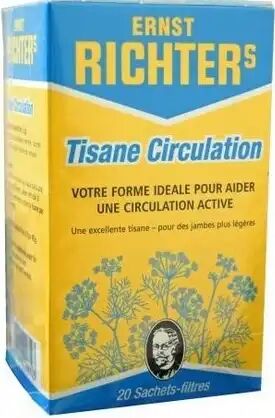 Ernst Richter's tisane circulation, 20 sachets de 2g